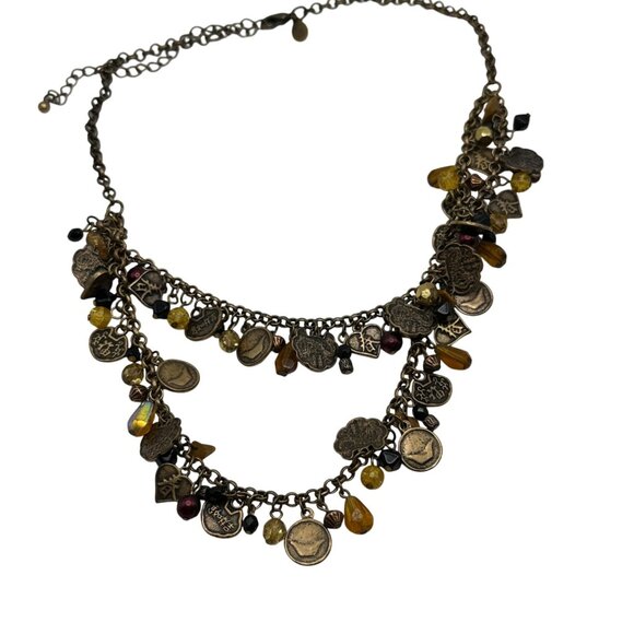 Chico's Necklace Jewlery Statement 20" Adjustable - Picture 4 of 7